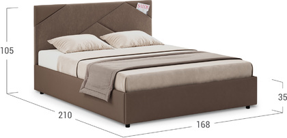 Кровать двуспальная Альба 160х200 Модель 1206